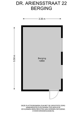 Floorplan - Dr. Ariënsstraat 22, 6162 XR Geleen
